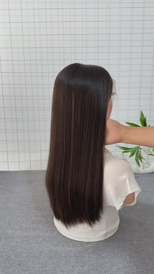 Lace Top Wig 22inch Slight Layer